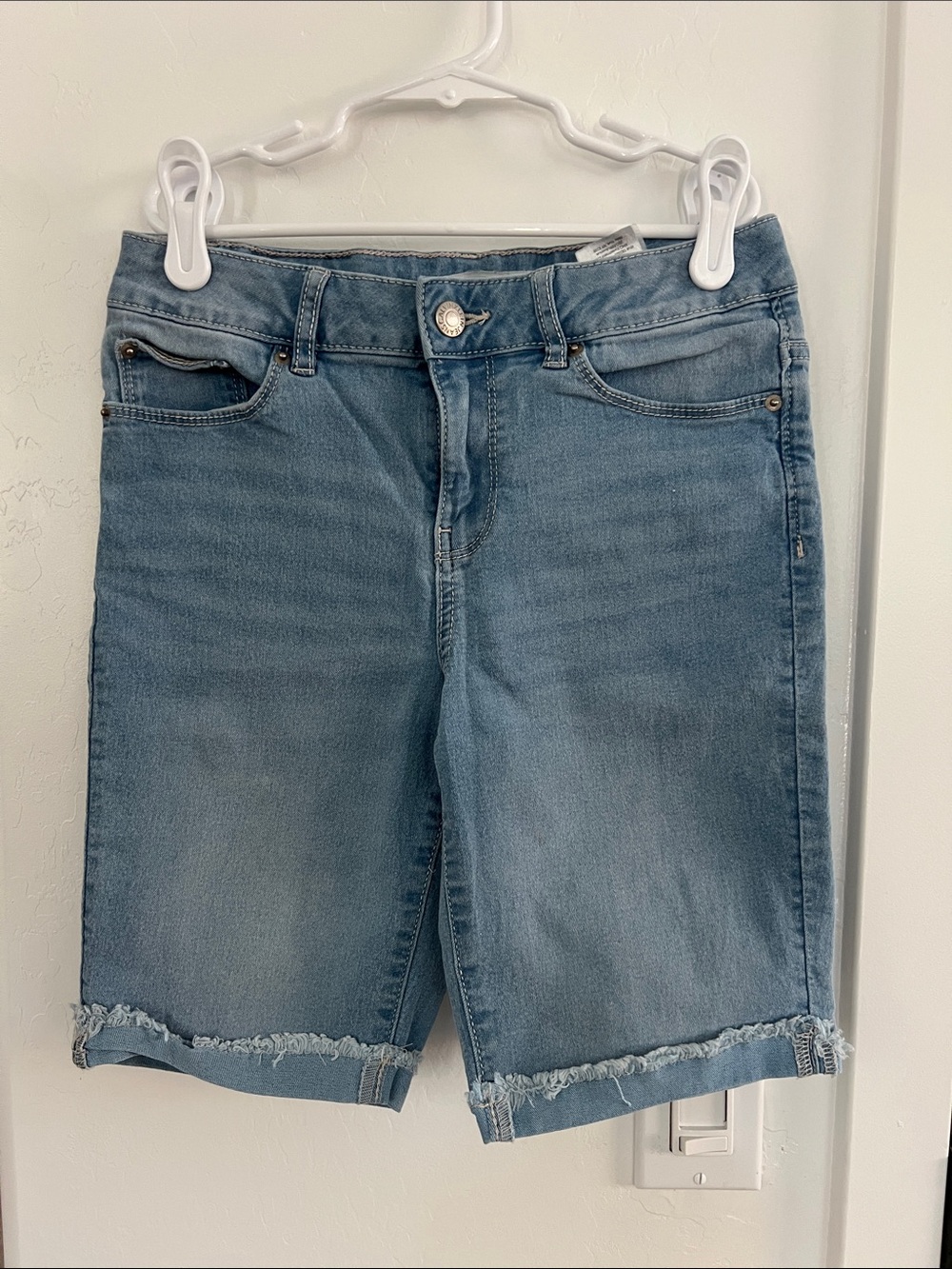 Calvin Klein Denim Girls Bermuda Shorts Sz 12